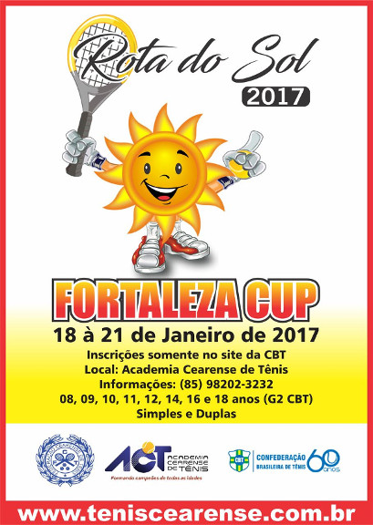 Tênis Rota do Sol 2017 - FORTALEZA CUP